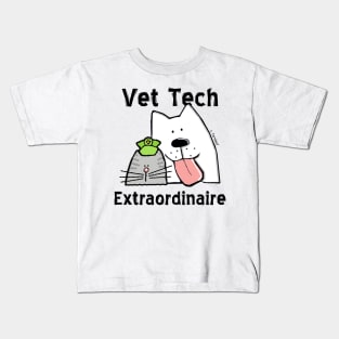 Vet Tech Extraordinaire Kids T-Shirt